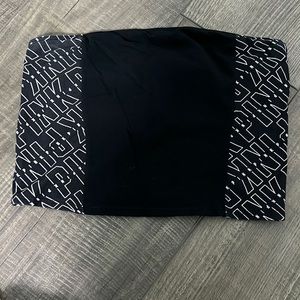 PINK Black & White tube top